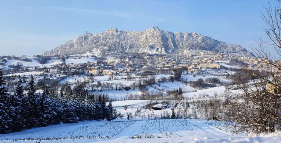 Il Monte Titano regala paesaggi da fiaba Il Monte Titano regala paesaggi da fiaba
