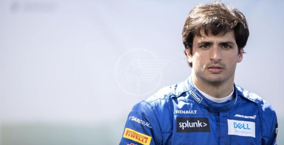 Carlos Sainz al volante della Ferrari Carlos Sainz al volante della Ferrari