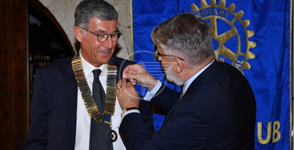 Passaggio di consegne nel Rotary Club di San Marino