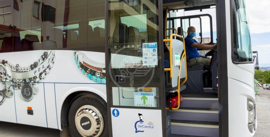 Linea bus Internazionale Rimini-San Marino riparte in sicurezza