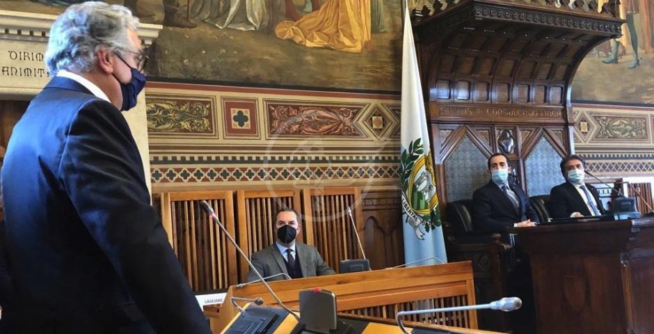 Presentato alla Reggenza il video "Una Repubblica antica, che guarda al futuro"  Presentato alla Reggenza il video "Una Repubblica antica, che guarda al futuro"