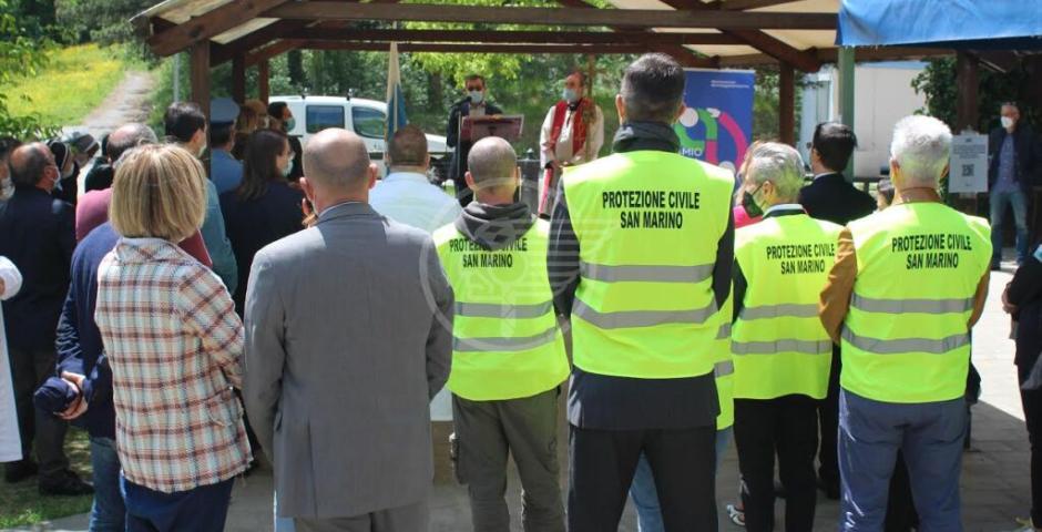 Il vescovo Turazzi in visita all'Ospedale di Stato Il vescovo Turazzi in visita all'Ospedale di Stato