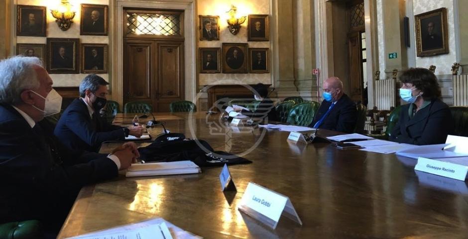 Belluzzi a Roma ha incontrato il ministro italiano Maria Cristina Messa Belluzzi a Roma ha incontrato il ministro italiano Maria Cristina Messa