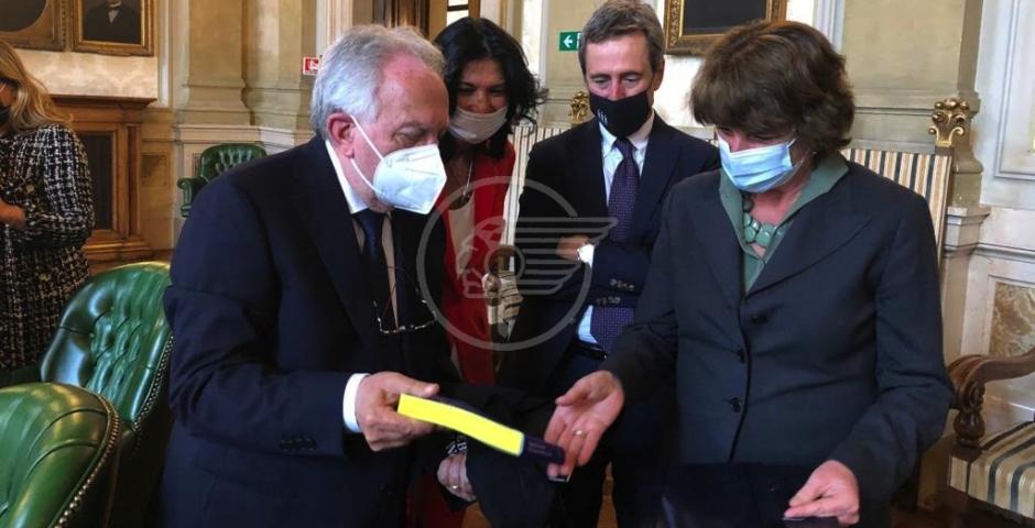 Belluzzi a Roma ha incontrato il ministro italiano Maria Cristina Messa Belluzzi a Roma ha incontrato il ministro italiano Maria Cristina Messa