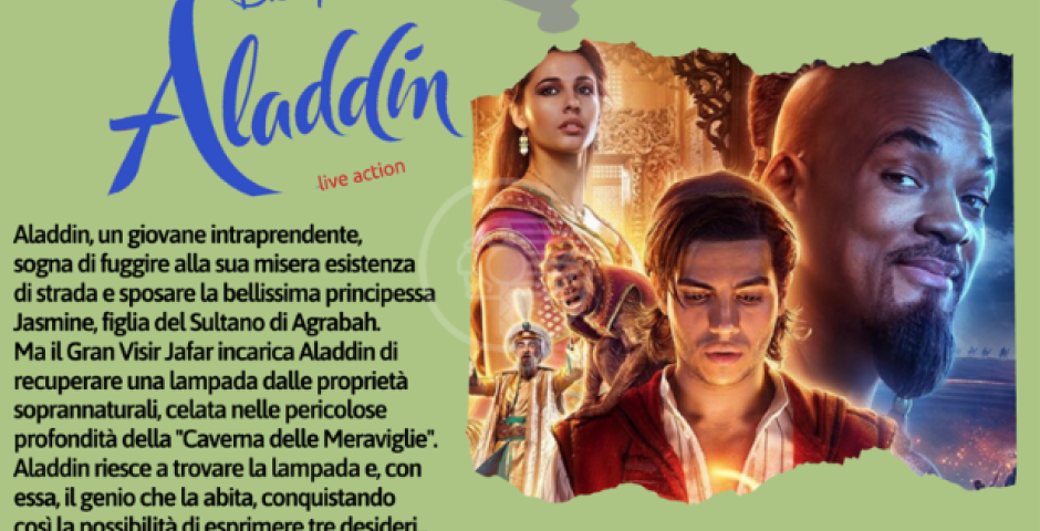 Al Parco Laiala di Serravalle si proietta domani 19 il film Aladdin in live action Al Parco Laiala di Serravalle si proietta domani 19 il film Aladdin in live action