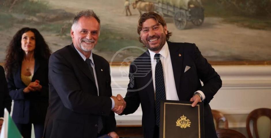 Il Ministro del Turismo Massimo Garavaglia in visita Ufficiale sul Titano 