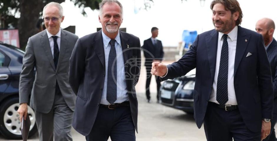 Il Ministro del Turismo Massimo Garavaglia in visita Ufficiale sul Titano  Il Ministro del Turismo Massimo Garavaglia in visita Ufficiale sul Titano